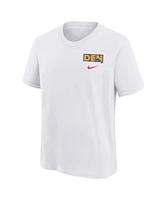Nike Big Boys and Girls White Colorado Rockies 2025 City Connect T-Shirt