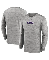 Nike Men's Lsu Tigers 2025 Sideline Velocity Performance Long Sleeve T-Shirt
