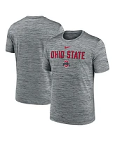 Nike Men's Charcoal Ohio State Buckeyes 2025 Sideline Velocity Performance T-Shirt