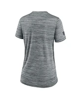 Nike Women's Heather Gray New England Patriots Offensive Line Velocity Performance T-Shirt