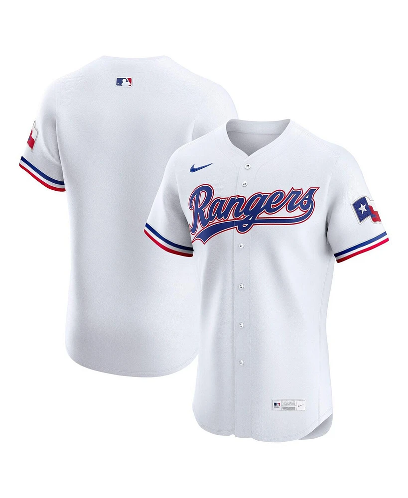 Nike Men's White Texas Rangers Home Elite Jersey
