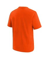 Nike Big Boys and Girls Brilliant Orange Wnba Essential Logo T-Shirt