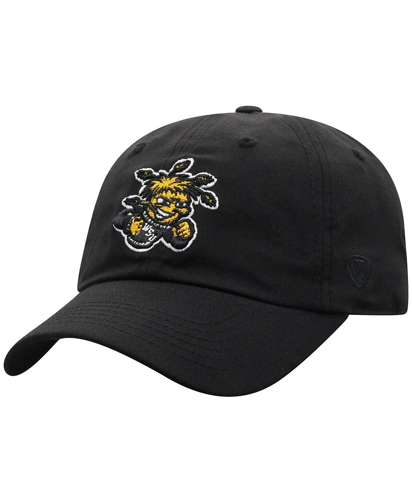 Top of the World Men's Black Wichita State Shockers Staple Adjustable Hat