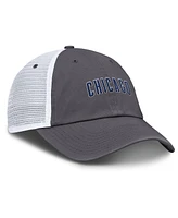 Nike Men's Gray Chicago Cubs Wordmark Club Adjustable Trucker Hat