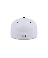 New Era Men's White Salt Lake Bees Theme Nights 59FIFTY Fitted Hat