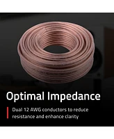 Fluance 12AWG 50ft Speaker Wire, Oxygen-free Copper Cable, for Hi-Fi Set-up, Home Theaters, Bookshelf or Floor-standing Speakers