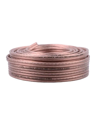 Fluance 12AWG 50ft Speaker Wire, Oxygen-free Copper Cable, for Hi-Fi Set-up, Home Theaters, Bookshelf or Floor-standing Speakers