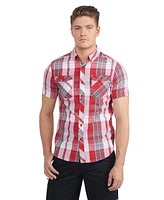 Ecko Unltd Men's Worker Short Sleeve Woven Shirt