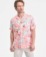Club Room Men's Elevated Kurt Regular-Fit Floral Button-Down Camp Shirt, Exclusively at Macy's