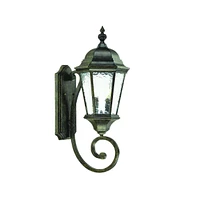 Two-Light Lantern Carousel Wall Light – Stylish Outdoor Wall Fixture