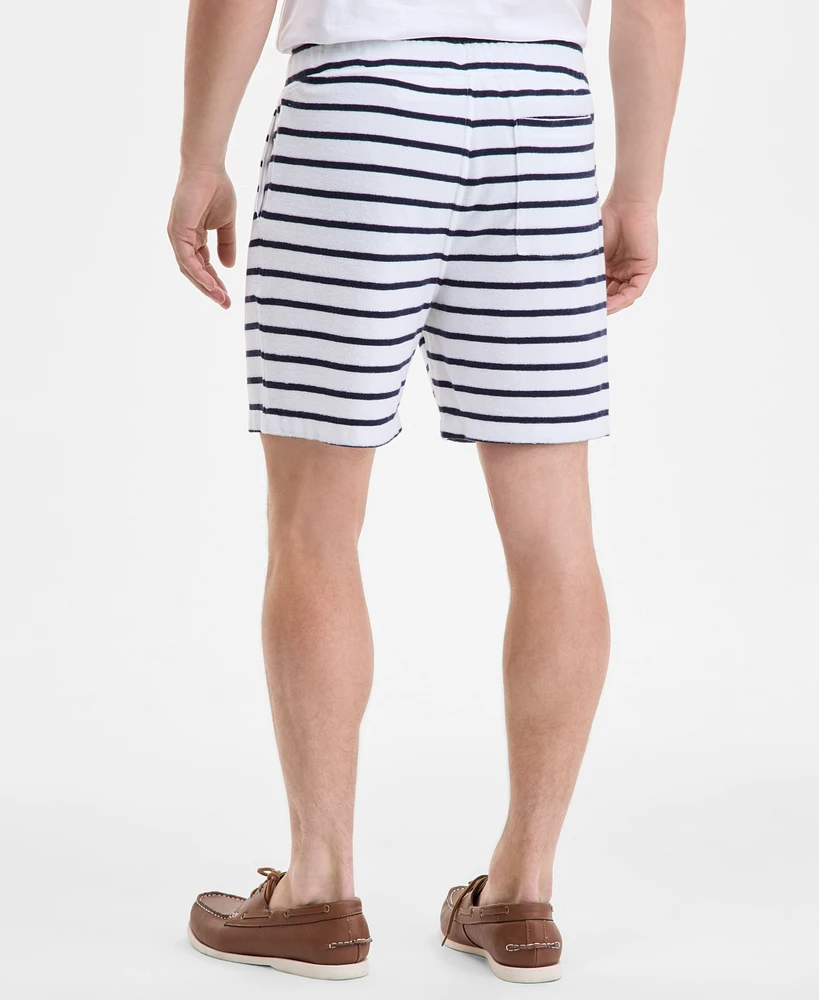 Club Room Men's Bengal Striped Terry Cloth Shorts, Exclusively at Macy's