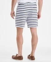 Club Room Men's Bengal Striped Terry Cloth Shorts, Exclusively at Macy's