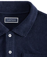 Club Room Men's Solid Terry Cloth Short-Sleeve Polo Shirt, Exclusively at Macy's