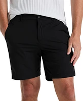 Perry Ellis Men's Solid Stretch 8" Tech Shorts