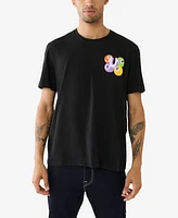 True Religion Men's Short Sleeve Relaxed Billiard T-Shirt