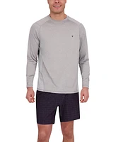 Spyder Men's Mixed Media Long Sleeve Rashguard Swim T-Shirt