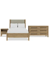 Davie 3-Pc. Full Set (Upholstered Bed
