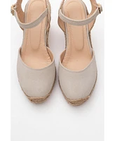 Sinta Suede Leather Platform Espadrille (Women)