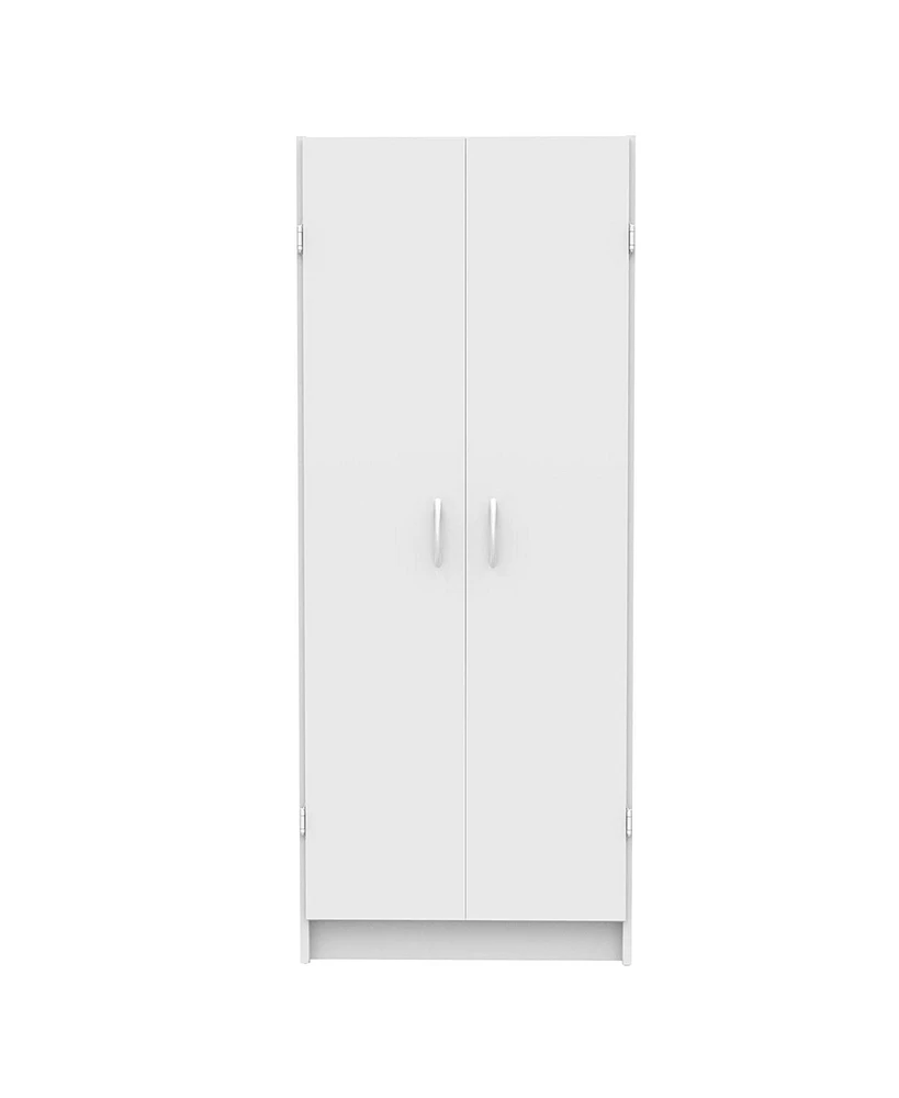 ClosetMaid 896700 12.5 x 24 x 59.5 Inch Adjustable 4 Shelf Pantry Cabinet, White