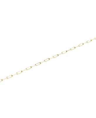 Spero London Rectangular Sterling Silver Chain Bracelet