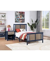 1-Drawer Nightstand – Modern Bedside Table with Storage Drawer