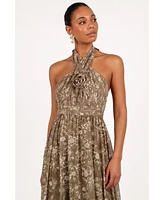 Petal and Pup Women's Lennon Halterneck Maxi Dress