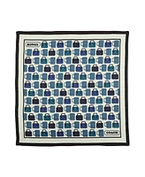 Coach Women's Trompe L'Oeil Bag Print Silk Square Scarf