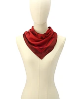Coach Women's Script Snake Printed Bandana Scarf