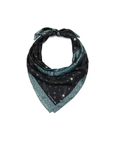 Coach Women's Shooting Star Rexy Print Silk Square Scarf