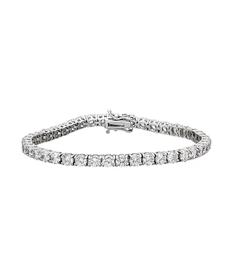 Spero London Sterling Silver Tennis Bracelet - 4mm