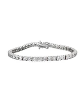 Spero London Sterling Silver Tennis Bracelet - 4mm