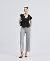 Reistor Women's Deep V-neck Short Top