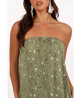 Petal and Pup Women's Sylvie Strapless Midi Dress