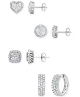 Diamond Earring Collection 1 Ct. T.W. In 14k White Gold