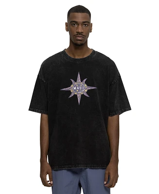 Maui and Sons Men's Tribal Mineral Short Sleeve T-shirt