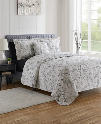 Nestl Branches Reversible -Pc. Quilt Set