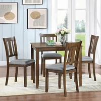 Elegant Solid Wood Dining Table with Spacious Tabletop and Sturdy Solid Wood Legs, Table Only