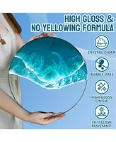 JDiction Epoxy Resin 5LB- Epoxy Resin Kit Crystal Clear, Non Toxic, Bubble Free Epoxy Resin for Art Craft, Jewelry Making, River Tabletop, Christmas G
