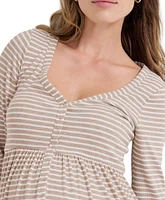 Hatch Collection Maternity The Softest Rib Nursing Friendly Dress