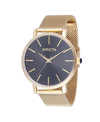 Invicta Women's 48845 Angel Quartz 3 Hand Charcoal Dial Watch