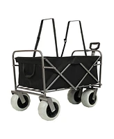 Beach Wagon - Big Wheels, 500lbs Capacity, All Terrain, Black