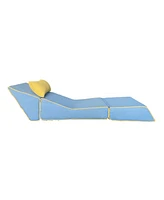 Three in one folding sofa, convertible bed, easy to carry outdoors, suitable for living room, bedroom, lounge, outdoor