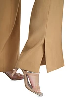 Dkny Petite High Rise Flare-Leg Pants