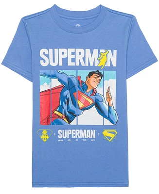 Superman Big Boys Short Sleeve T-Shirt