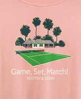 Scotch & Soda Big Girls Tennis Group T-Shirt