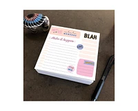 Undated Make it Happen Daily Note Block for Productivity and Lists Desktop