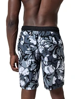 Speedo Men's Bondi Basin Comfort Stretch Printed 9" Boardshorts