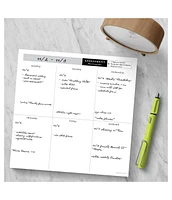 Executive Weekly Square Schedule Pad