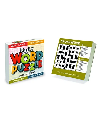 2026 Daily Word Puzzle Daily Desktop Calendar