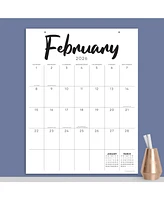 2026 Rainbow Blocks Large Desk Pad Monthly Blotter Calendar